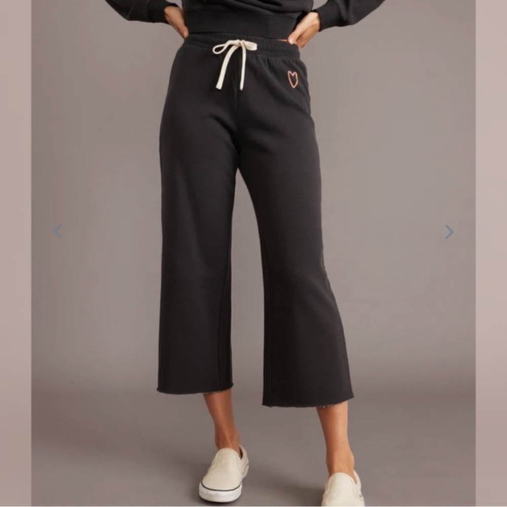 Marine Layer Black Cropped Pants
